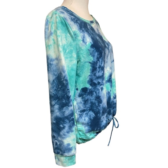 Belle Beach Tie Dye Scoop Neck Top.  Size M - Picture 4 of 10